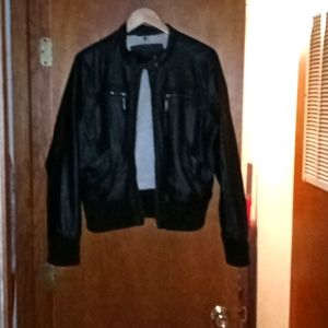 Black polyester lined jacket